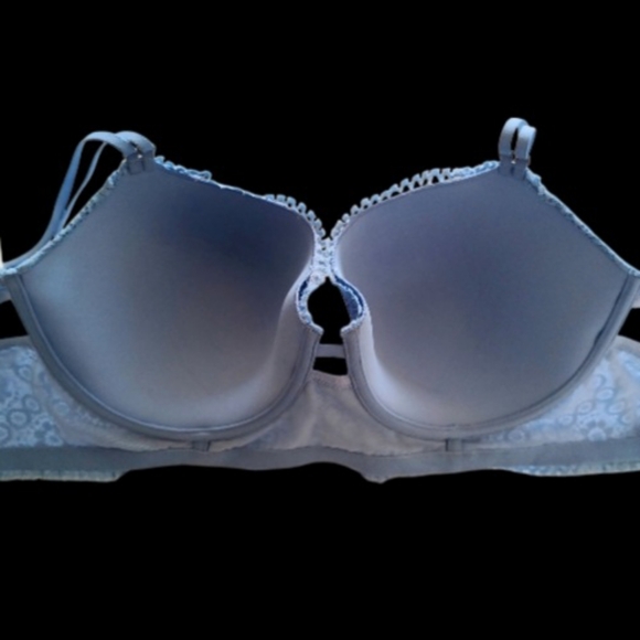 NWT Aerie Sky Blue Lace Balcinette Bra, Size 40DD - Picture 10 of 16